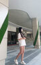 MARY JSTNI代購楊冪同款網(wǎng)面小白鞋女205春夏季新款爆款厚底內(nèi)增高早秋板鞋 HK39-1白拼綠【皮面-四季款】 38 曬單實拍圖