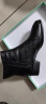 凯恩拉迪（Ken Radi）品牌英伦风气质方头切尔西马丁靴女款2023新款秋冬季中跟平底短靴 单内里 34 晒单实拍图