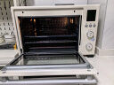 美的（Midea）遇见Q10-D系列烤箱 35L家用多功能电烤箱 双层玻璃门/搪瓷内胆/精准控温/热风烘烤 PT3530W-D(双门款) 35L 实拍图