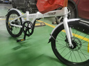 XLHBIKE20寸折疊自行車擋泥板Sp8全包加寬擋泥板S18泥瓦16寸泥除D8擋雨板 20寸碟剎白色帶反光板 曬單實拍圖
