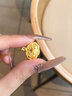 中國黃金（CHINA GOLD）平安鎖福字黃金吊墜足金掛墜長命鎖項七夕情人節(jié)禮物送女朋友老婆 平安鎖吊墜【贈銀鏈】 約2.5g 曬單實拍圖