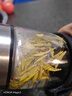 希諾（HEENOOR）單層玻璃杯大容量加厚水杯帶濾網(wǎng)商務(wù)辦公泡茶杯車載便攜透明杯子 XN-6016-400ML【帶杯刷杯套】 曬單實(shí)拍圖