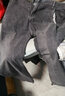 豫瑤【兩件裝】夏季薄款牛仔褲男新款彈力修身小腳男士韓版百搭褲子 606黑色+灰色（90%人選) 29【（2尺2）體重100-115斤】 曬單實(shí)拍圖
