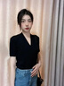 嫻柔港味時(shí)尚深v領(lǐng)短袖T恤女夏季2025新款修身顯瘦辣妹氣質(zhì)咖色上衣 咖啡色 L 曬單實(shí)拍圖