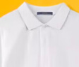 羅蒙兒童加絨polo衫男女童白色T恤冬季長(cháng)袖校園服飾內搭 白色加絨160 曬單實(shí)拍圖