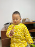 棉谷朵寶寶手工純棉花棉衣服兒童加厚棉襖幼兒內膽外穿棉外套男女上衣冬 黃底小花 110碼（適合3-4歲） 曬單實(shí)拍圖