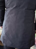 皮爾卡丹（pierre cardin）羽絨服男中長款冬季新款保暖加厚鴨絨防寒服休閑連帽外套衣服男裝 黑色 XL 曬單實(shí)拍圖