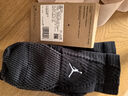 耐克（NIKE）JORDAN UNICORN Dri-FIT ADV 舒適速干中筒運(yùn)動(dòng)襪（1雙） FZ3393-010 L 曬單實(shí)拍圖