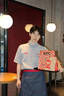 匯彩衫肯德基餐飲工作服T恤定制印logo奶茶漢堡火鍋店餐廳服務(wù)員polo衫 A款-【單上衣】T恤短袖 深灰色 S 曬單實(shí)拍圖