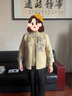 俞兆林（YUZHAOLIN）媽媽裝秋裝新款針織衫兩件套裝中老年女裝春秋毛衣外套時尚洋氣 黃杏 2XL 2XL(建議100-115斤) 曬單實拍圖