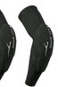 西騎者（WestBiking）騎行運(yùn)動(dòng)軟護(hù)肘護(hù)膝摩托車(chē)防摔騎行護(hù)具山地公路自行車(chē)防護(hù)裝備 黑色【一對(duì)裝護(hù)肘】 曬單實(shí)拍圖