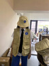 凡黛克培訓機構多口袋工作服背心定制托管中心學(xué)校興趣班團隊馬甲男印字 立體多兜#純色-卡其 3XL 曬單實(shí)拍圖