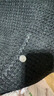 樂(lè)町閃光小香風(fēng)A字背心裙毛邊設(shè)計(jì)氣質(zhì)千金風(fēng)小黑裙 黑色（現(xiàn)貨） M 曬單實(shí)拍圖