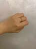 六福珠寶18K金鏈條黃鉆鉆石戒指結(jié)婚求婚鉆戒送禮bTDSKR0010YW 10號(hào)-總重1.57克 曬單實(shí)拍圖