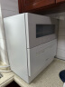 松下（Panasonic）台式洗碗机5套大容量 独立烘干80度高温 超薄台上安装 升级母婴款自动纳米除菌台面独立刷碗机白色 三代NP-TF6WK1Y（白色） 实拍图