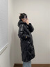 高梵黑金鵝絨服女王4.0八格羽絨服女長款冬季厚外套 高定鉆石黑 S 曬單實拍圖
