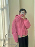 托瑪菲小個子棉服女2025新款短款羽絨棉衣外套冬季女裝學(xué)生棉襖韓版寬松 米白色 S 碼 曬單實拍圖