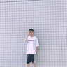唐號(hào)（tanghao）美式高街t恤男設(shè)計(jì)感小眾潮流復(fù)古上衣夏季新款潮牌短袖痞帥衣服 T25字母 白色+T22小熊 黑色 XL 曬單實(shí)拍圖