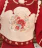 森女部落原創(chuàng)新中式新年馬甲紅色旗袍氣質(zhì)兩件套拜年服新款秋冬女裝 馬甲（單件） 單件 M 曬單實(shí)拍圖