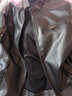 啄木鳥(niǎo)（TUCANO）2025秋冬新款皮衣男士青年帥氣機車(chē)皮衣韓版修身皮夾克加絨外套男 機車(chē)皮衣-黑色  加絨 XL 適合125-135斤 曬單實(shí)拍圖