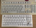 CHERRY樱桃 MX1.1机械键盘 G80-3910游戏键盘 悬浮式无钢结构 87键有线键盘 电脑键盘 白色 红轴 实拍图