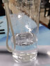 天喜（TIANXI）塑料杯子運(yùn)動(dòng)水杯男女吸管磨砂隨手杯大容量戶外學(xué)生帶茶隔提繩 清新綠【透明款】 600ml 曬單實(shí)拍圖