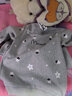 保暖內衣女套裝加絨加厚少女韓版可愛(ài)中學(xué)生圓領(lǐng)外穿秋衣秋褲保暖套裝 灰色小星星 4XL（建議體重120-145斤） 曬單實(shí)拍圖
