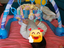 婧麒嬰兒連體衣純棉寶寶春季新生幼兒0-6月衣服春裝蝴蝶哈衣爬服 藍色小兔頭蝴蝶衣 66cm 曬單實拍圖