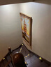 趙氏恒璽（ZONLOLV）油畫(huà)裝飾畫(huà)純手繪歐式大芬村油畫(huà)一帆風(fēng)順輕奢高檔客廳玄關(guān)裝飾畫(huà) 連框-歐式經(jīng)典棕框 H款 110*110 曬單實(shí)拍圖