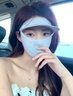 獵瑞冰絲防曬面罩女全臉透氣開車騎行掛耳薄款遮陽護眼角口罩面罩一體 灰色面罩 曬單實拍圖