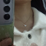 DAISY DREAM三生有幸S999銀項鏈女生新款2025爆款銀杏葉鎖骨鏈情人節送女友 【999銀】玫瑰金三生有杏項鏈 曬單實(shí)拍圖