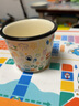 ezicok馬克杯卡通杯子陶瓷兒童水杯早餐杯牛奶杯日式簡(jiǎn)約杯子可愛(ài)杯 蠟筆天氣-黑色 曬單實(shí)拍圖