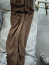 朗姿/LANCY冬季新款牦牛絨休閑小腳褲子女高端綿羊毛針織褲曠野美拉德 駝色 M 曬單實拍圖