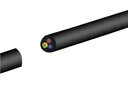 訊道線纜 RVV2*0.5平方電線2芯電纜護(hù)套線工程四芯電源線信號(hào)線純銅軟線國標(biāo) 3芯 0.5平方毫米【100米】 曬單實(shí)拍圖