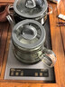 茶皇子（CHAHUANGZI）全自動(dòng)底部上水電熱水壺純鈦玻璃雙上水燒水壺茶臺(tái)一體機(jī)嵌入式茶具電茶爐 0.8L 鈦燒水壺消毒款（尺寸37*20cm） 曬單實(shí)拍圖