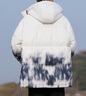 雪中飛羽絨服男士2024冬季新款加厚短款漸變保暖鴨絨服冬裝休閑外套男裝 白色 XL 135-155斤 曬單實(shí)拍圖