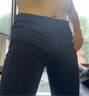 浩沙（hosa）運動褲七分褲女高腰緊身褲速干透氣跑步健身瑜伽服褲 藍色 L(高163-168cm/重53-60KG) 曬單實拍圖