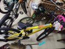 千里达（TRINX）K014山地自行车双碟刹避震前叉碟刹学生自行车青少年童车山地车 K014-24*12-白红 实拍图
