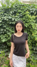 嫻柔2025新款黑色莫代爾t恤女短袖修身薄款冰絲低領(lǐng)大領(lǐng)口緊身上衣 黑色【莫代爾-圓領(lǐng)】 L 建議(100-110斤) 曬單實(shí)拍圖