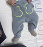 迷你巴拉男童女童休閑褲寶寶時(shí)尚幼兒園兒童運(yùn)動(dòng)褲【蹦蹦褲】 淺卡其50311 110 曬單實(shí)拍圖