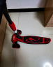 Hudora德国滑板车儿童 2-3-6-10-15岁滑步车闪光加大折叠踏板车 红色 实拍图