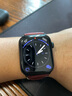 istrap適用蘋果手表表帶apple watch表帶男士真皮復(fù)古瘋馬牛皮S10/9/8/7/6/SE/5新款iWatch ultra2手表帶 波爾多【黑色配件 44/45/46MM表盤【適用Watc 曬單實拍圖