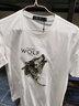 七匹狼短袖T恤男25夏季休閑百搭圓領(lǐng)印花狼頭體恤衫男士短t潮流男裝上衣 白色-狼頭803 XL (175) 92A 曬單實(shí)拍圖