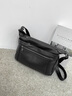 ROCKLAND美國Rockland包包女2024新款潮上班通勤單肩包百搭亮皮斜挎包 黑色 曬單實(shí)拍圖