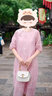 浮云堂.風(fēng)」玉縑.新中式改良刺繡粉色連衣裙女2025春夏禪意國風(fēng)茶服 粉色 M 曬單實(shí)拍圖
