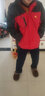 啄木鳥(niǎo)夾克男外套秋冬季裝三合一沖鋒衣男士加絨厚款休閑保暖上衣服男裝 FGT888紅色 5XL（175-190斤） 曬單實(shí)拍圖