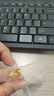 六福珠寶足金小仙蝶蝴蝶結(jié)黃金耳釘耳飾送禮 計(jì)價(jià) GJGTBE0012 2.42克(含工費(fèi)540元) 配硅膠耳堵 曬單實(shí)拍圖