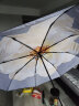 蕉下（beneunder）防紫外线晴雨伞三折双层黑胶防晒伞梨白 实拍图