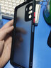品陌  紅米k40pro手機殼 小米Redmi 紅米k40防摔超薄高級感k40pro+純色透明磨砂保護套 紅米K40/K40Pro 撞色殼【典雅黑】 曬單實拍圖