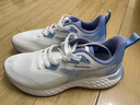 李寧男鞋運動(dòng)鞋子男2025新款春季云緩震跑步鞋男戶(hù)外休閑軟底旅游鞋 云霧白/新極光藍 42 曬單實(shí)拍圖